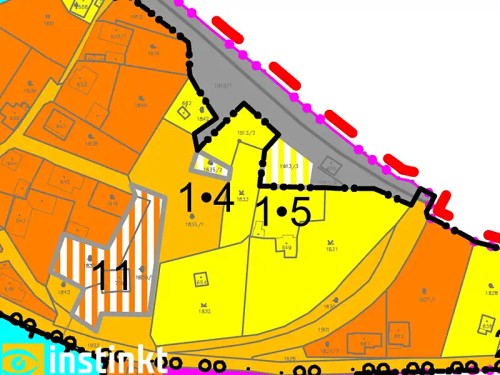 Prodej stavebního pozemku 1494 m²