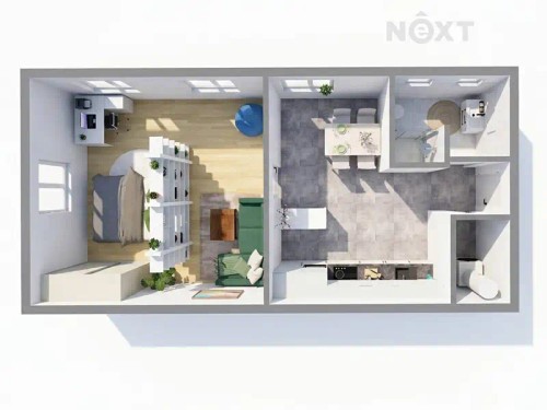 Prodej bytu 1+1 47 m²