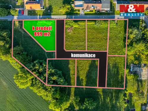 Prodej stavebního pozemku 899 m²