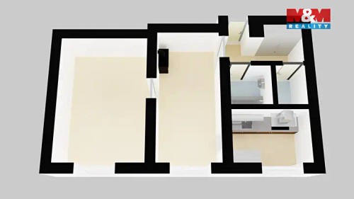 Prodaný byt 2+1 49 m²