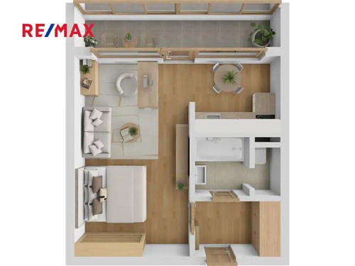 Prodaný byt 1+kk 30 m²