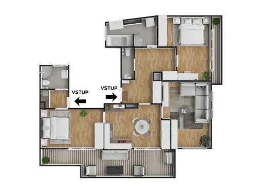 Prodej bytu 4+1 79 m²