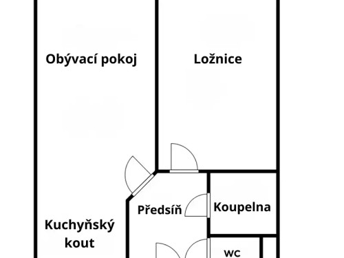 Prodaný byt 2+kk 40 m²