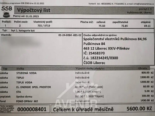 Prodej bytu 4+1 75 m²