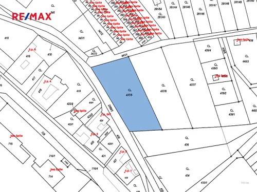 Prodej stavebního pozemku 1587 m²