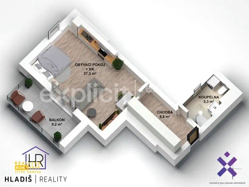 Prodej bytu 1+kk 41 m²