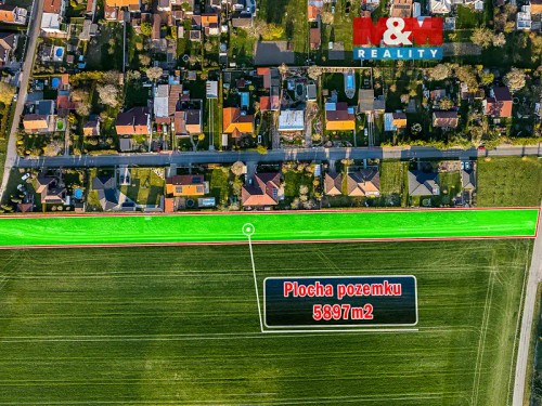 Prodej stavebního pozemku 5897 m²