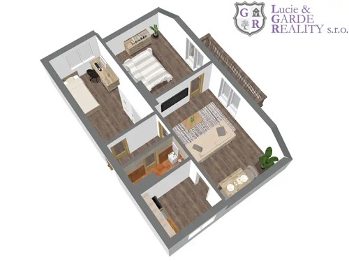 Prodej bytu 3+1 57 m²