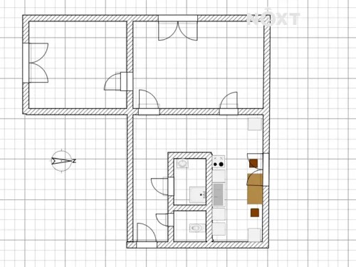 Prodej bytu 2+1 52 m²