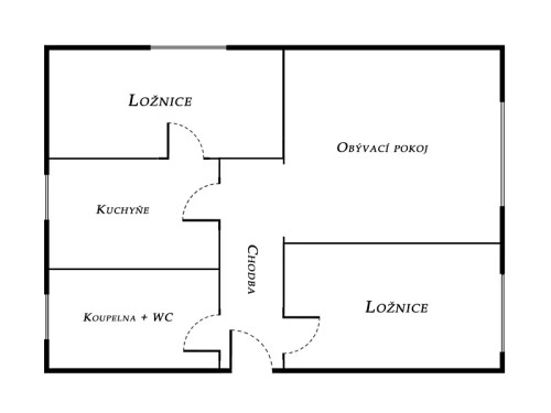 Prodej bytu 3+1 68 m²