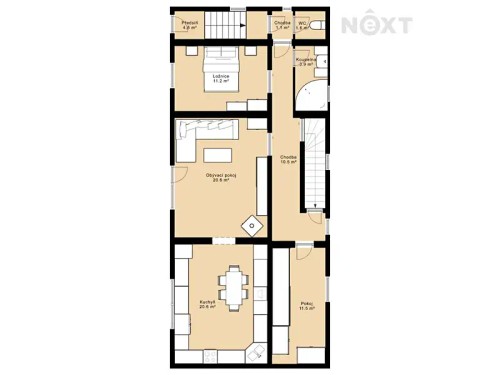 Prodej domu 148 m², pozemek 1224 m²