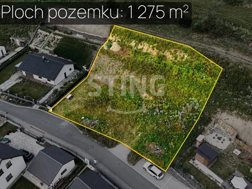 Prodej stavebního pozemku 1275 m²