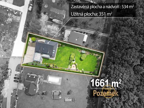 Prodej domu 351 m², pozemek 1603 m²