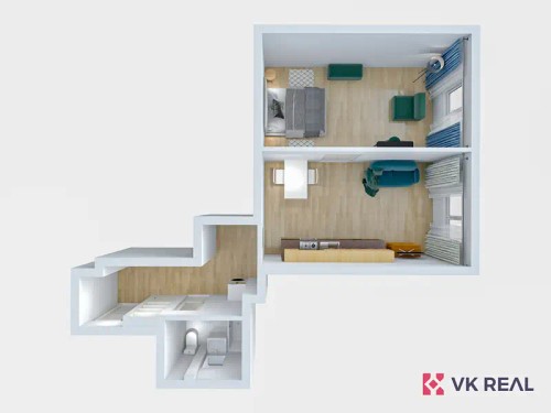 Prodej bytu 2+kk 50 m²