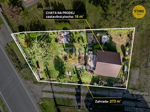 Prodej chaty 35 m², pozemek 273 m²