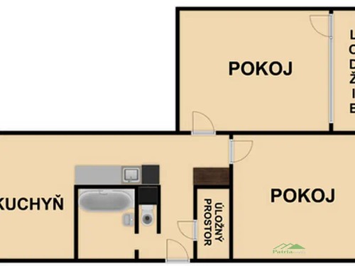 Prodaný byt 2+1 67 m²