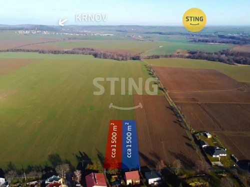 Prodej stavebního pozemku 1553 m²