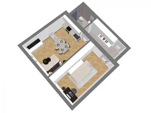 Prodaný byt 2+kk 55 m²