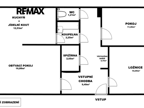 Prodej bytu 3+1 69 m²