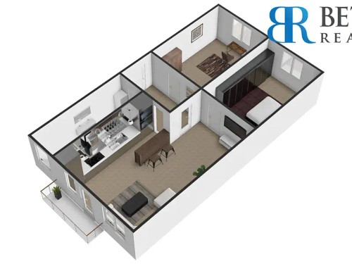Prodaný byt 3+kk 74 m²