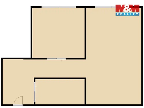 Prodaný byt 2+kk 44 m²