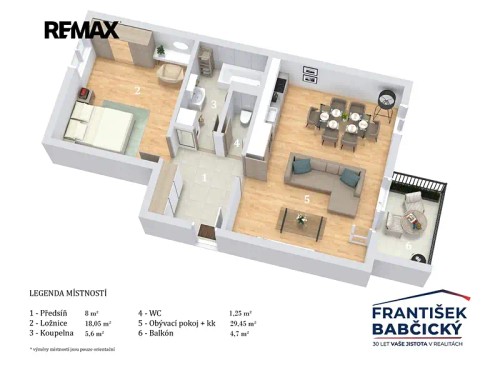 Prodej bytu 2+kk 62 m²