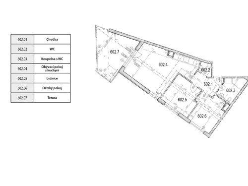 Prodaný byt 3+kk 66 m²
