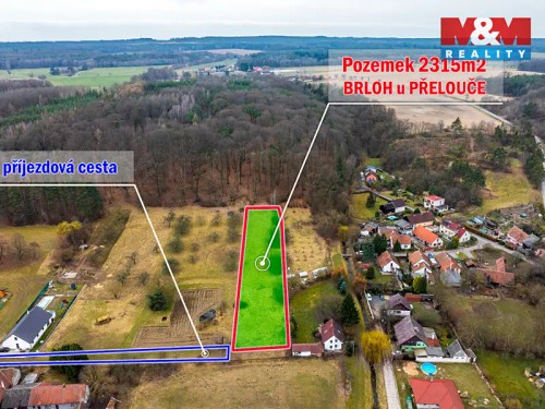 Prodej stavebního pozemku 2315 m²