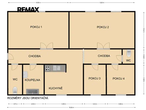 Prodej bytu 4+1 87 m²