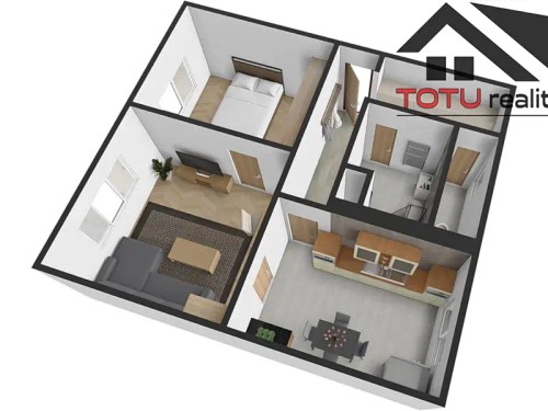 Prodej bytu 2+1 62 m²