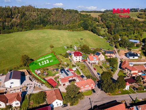 Prodej stavebního pozemku 1233 m²