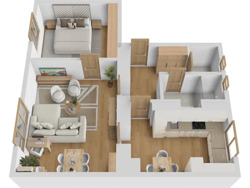Prodej bytu 2+1 58 m²