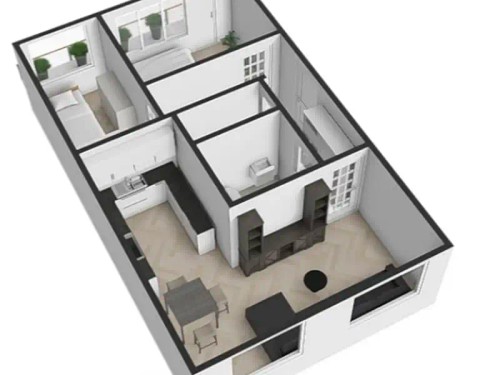 Prodej bytu 3+kk 55 m²