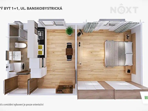 Prodej bytu 1+1 38 m²