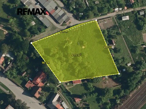 Prodej stavebního pozemku 4772 m²