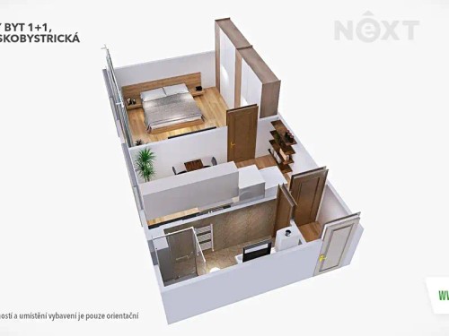 Prodej bytu 1+1 38 m²