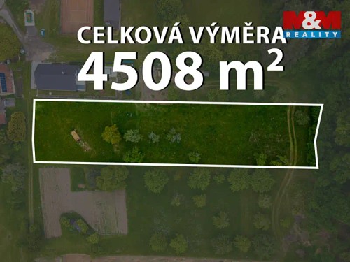 Prodej stavebního pozemku 4508 m²