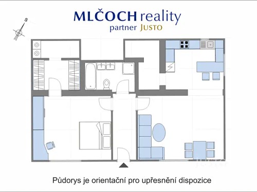 Prodej bytu 2+1 80 m²