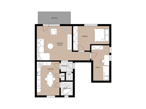 Prodej bytu 3+1 88 m²