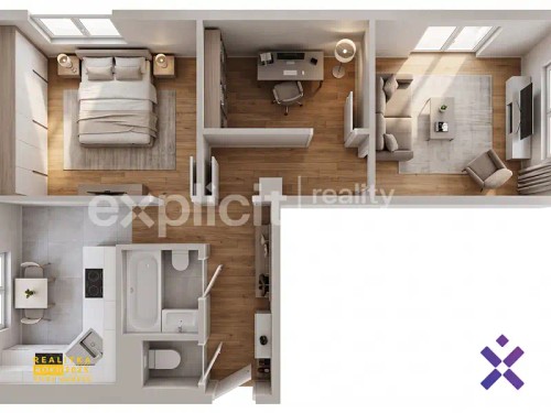 Prodej bytu 2+1 51 m²