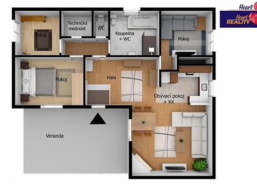 Prodaný dům 125 m², pozemek 600 m²