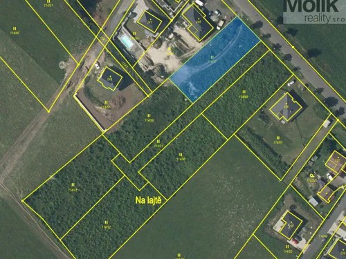 Prodej stavebního pozemku 1282 m²