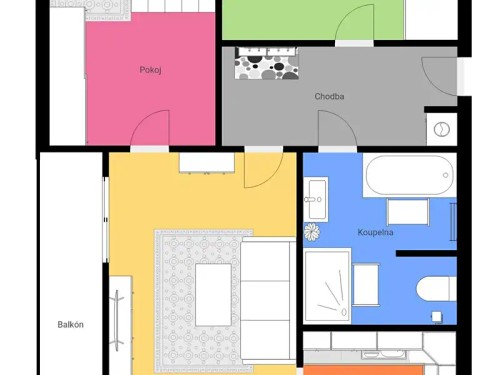 Prodej bytu 3+1 68 m²