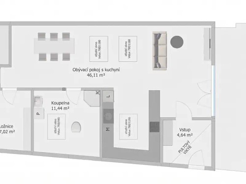 Prodej bytu 3+kk 144 m²