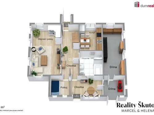 Prodej chaty 137 m², pozemek 803 m²