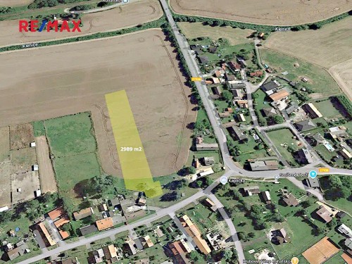 Prodej stavebního pozemku 2989 m²