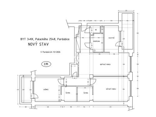 Prodej bytu 3+kk 95 m²