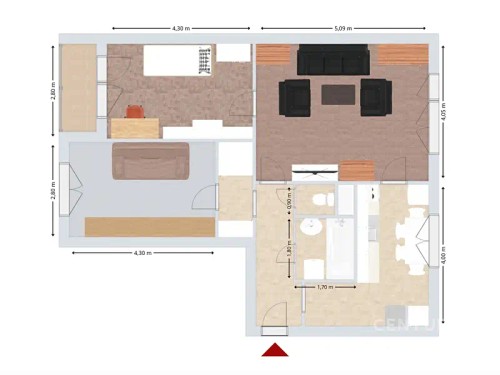 Prodej bytu 3+1 68 m²