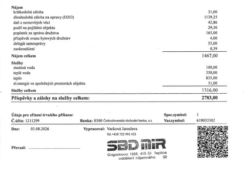 Prodej bytu 2+1 50 m²