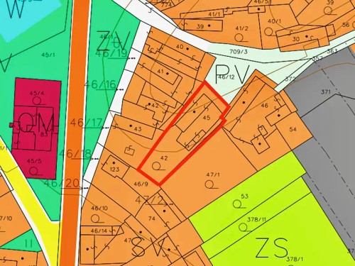 Prodej stavebního pozemku 1070 m²